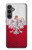 S3005 ポーランドサッカー Poland Football Soccer Flag Samsung Galaxy S23 FE バックケース、フリップケース・カバー