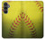 S3031 黄色のソフトボール Yellow Softball Ball Samsung Galaxy S23 FE バックケース、フリップケース・カバー