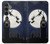 S3249 ピーター・パン Peter Pan Fly Full Moon Night Samsung Galaxy S23 FE バックケース、フリップケース・カバー