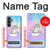 S3256 かわいいユニコーンの漫画 Cute Unicorn Cartoon Samsung Galaxy S23 FE バックケース、フリップケース・カバー