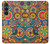 S3272 カラフルなパターン Colorful Pattern Samsung Galaxy S23 FE バックケース、フリップケース・カバー