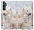 S3373 シロクマ抱擁家族 Polar Bear Hug Family Samsung Galaxy S23 FE バックケース、フリップケース・カバー