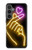 S3512 かわいいミニハート Cute Mini Heart Neon Graphic Samsung Galaxy S23 FE バックケース、フリップケース・カバー
