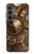 S3927 コンパスクロックゲージスチームパンク Compass Clock Gage Steampunk Samsung Galaxy S23 FE バックケース、フリップケース・カバー