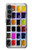 S3956 水彩パレットボックスグラフィック Watercolor Palette Box Graphic Samsung Galaxy S23 FE バックケース、フリップケース・カバー