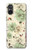 S2179 ヴィンテージ花のパターン Flower Floral Vintage Art Pattern Sony Xperia 5 V バックケース、フリップケース・カバー
