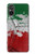 S3318 イタリアの旗ビンテージフットボールのグラフィック Italy Flag Vintage Football Graphic Sony Xperia 5 V バックケース、フリップケース・カバー
