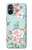 S3494 ヴィンテージローズポルカドット Vintage Rose Polka Dot Sony Xperia 5 V バックケース、フリップケース・カバー