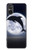 S3510 ドルフィン Dolphin Moon Night Sony Xperia 5 V バックケース、フリップケース・カバー