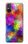 S3677 カラフルなレンガのモザイク Colorful Brick Mosaics Sony Xperia 5 V バックケース、フリップケース・カバー