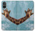 S3680 かわいいスマイルキリン Cute Smile Giraffe Sony Xperia 5 V バックケース、フリップケース・カバー