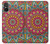 S3694 ヒッピーアートパターン Hippie Art Pattern Sony Xperia 5 V バックケース、フリップケース・カバー