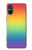 S3698 LGBTグラデーションプライドフラグ LGBT Gradient Pride Flag Sony Xperia 5 V バックケース、フリップケース・カバー