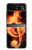 S0493 音楽ノート火災 Music Note Burn Motorola Razr 40 バックケース、フリップケース・カバー
