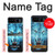 S0752 青火災狼 Blue Fire Grim Wolf Motorola Razr 40 バックケース、フリップケース・カバー