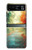 S0913 森の中の道 Road Through The Woods Motorola Razr 40 バックケース、フリップケース・カバー