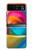 S1671 虹色のバラ Rainbow Colorful Rose Motorola Razr 40 バックケース、フリップケース・カバー