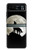 S1981 オオカミは 月にハウリング Wolf Howling at The Moon Motorola Razr 40 バックケース、フリップケース・カバー