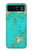 S2377 ターコイズの宝石用原石のグラフィックプリント Turquoise Gemstone Texture Graphic Printed Motorola Razr 40 バックケース、フリップケース・カバー