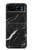 S2895 ブラックマーブルグラフィックプリント Black Marble Graphic Printed Motorola Razr 40 バックケース、フリップケース・カバー