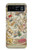 S3145 コンステレーションスタースカイマップ Antique Constellation Star Sky Map Motorola Razr 40 バックケース、フリップケース・カバー