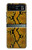 S3365 黄パイソンの皮膚 グラフィックプリント Yellow Python Skin Graphic Print Motorola Razr 40 バックケース、フリップケース・カバー