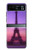 S3447 エッフェルパリの夕日 Eiffel Paris Sunset Motorola Razr 40 バックケース、フリップケース・カバー