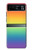 S3698 LGBTグラデーションプライドフラグ LGBT Gradient Pride Flag Motorola Razr 40 バックケース、フリップケース・カバー