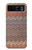 S3752 ジグザグ生地パターングラフィックプリント Zigzag Fabric Pattern Graphic Printed Motorola Razr 40 バックケース、フリップケース・カバー
