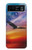 S3841 白頭ワシ カラフルな空 Bald Eagle Flying Colorful Sky Motorola Razr 40 バックケース、フリップケース・カバー