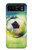 S3844 輝くサッカー サッカーボール Glowing Football Soccer Ball Motorola Razr 40 バックケース、フリップケース・カバー