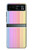 S3849 カラフルな縦の色 Colorful Vertical Colors Motorola Razr 40 バックケース、フリップケース・カバー