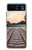 S3866 鉄道直線線路 Railway Straight Train Track Motorola Razr 40 バックケース、フリップケース・カバー