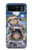 S3915 アライグマの女子 赤ちゃんナマケモノ宇宙飛行士スーツ Raccoon Girl Baby Sloth Astronaut Suit Motorola Razr 40 バックケース、フリップケース・カバー