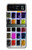 S3956 水彩パレットボックスグラフィック Watercolor Palette Box Graphic Motorola Razr 40 バックケース、フリップケース・カバー