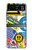 S3960 安全標識ステッカー コラージュ Safety Signs Sticker Collage Motorola Razr 40 バックケース、フリップケース・カバー