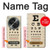 S2502 目の検査図ポスター Eye Exam Chart Decorative Decoupage Poster OnePlus OPEN バックケース、フリップケース・カバー