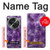 S3713 パープルクォーツアメジストグラフィックプリント Purple Quartz Amethyst Graphic Printed OnePlus OPEN バックケース、フリップケース・カバー