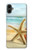 S1117 ビーチのヒトデ Starfish on the Beach Samsung Galaxy A05 バックケース、フリップケース・カバー