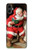 S1417 サンタクロースメリークリスマス Santa Claus Merry Xmas Samsung Galaxy A05 バックケース、フリップケース・カバー