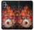S1431 スカル ドラム ファイア ロック音楽 Skull Drum Fire Rock Samsung Galaxy A05 バックケース、フリップケース・カバー