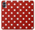 S2951 赤の水玉 Red Polka Dots Samsung Galaxy A05 バックケース、フリップケース・カバー