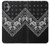 S3363 黒バンダナ Bandana Black Pattern Samsung Galaxy A05 バックケース、フリップケース・カバー