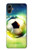 S3844 輝くサッカー サッカーボール Glowing Football Soccer Ball Samsung Galaxy A05 バックケース、フリップケース・カバー