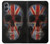 S3848 イギリスの旗の頭蓋骨 United Kingdom Flag Skull Samsung Galaxy A05 バックケース、フリップケース・カバー