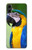 S3888 コンゴウインコの顔の鳥 Macaw Face Bird Samsung Galaxy A05 バックケース、フリップケース・カバー