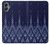 S3950 テキスタイル タイ ブルー パターン Textile Thai Blue Pattern Samsung Galaxy A05 バックケース、フリップケース・カバー