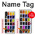 S3956 水彩パレットボックスグラフィック Watercolor Palette Box Graphic Samsung Galaxy A05 バックケース、フリップケース・カバー