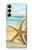 S1117 ビーチのヒトデ Starfish on the Beach Samsung Galaxy A05s バックケース、フリップケース・カバー