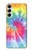 S1697 絞り染め カラフルなグラフィックプリント Tie Dye Colorful Graphic Printed Samsung Galaxy A05s バックケース、フリップケース・カバー